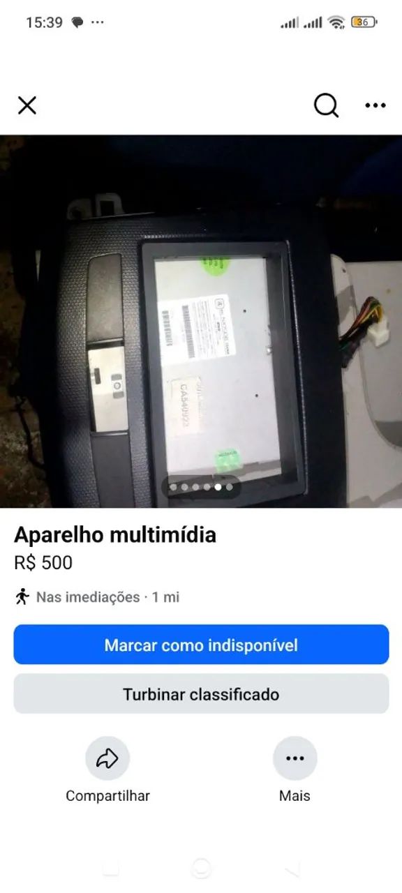 vende se aparelho multimídia 