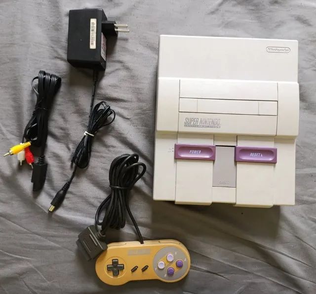 Super Nintendo Completo Funcionando Perfeitamente. - Foto 3