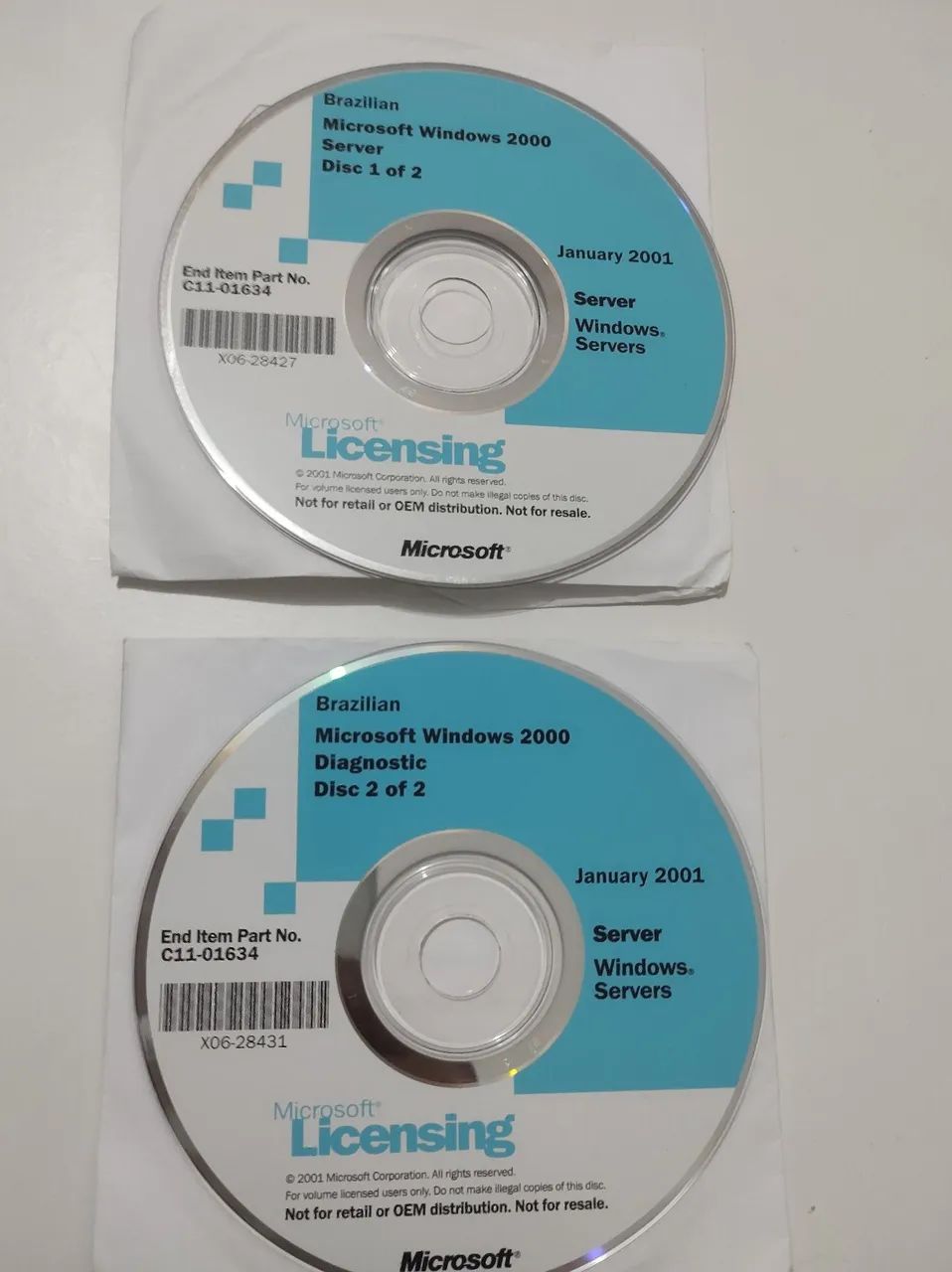 CD anos Windows 2000 server em português original - Foto 3