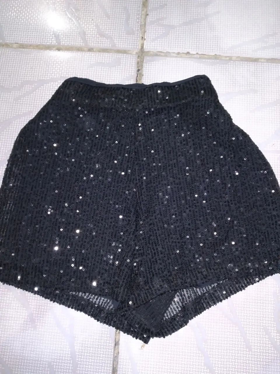 Short paetê - Foto 4