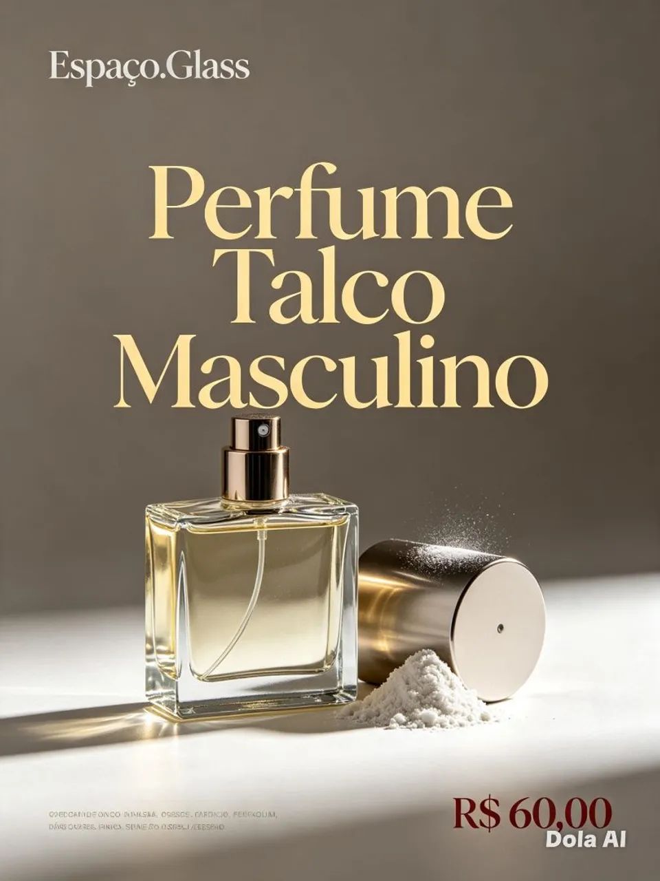 PERFUME TALCO  MASCULINO  100 ML