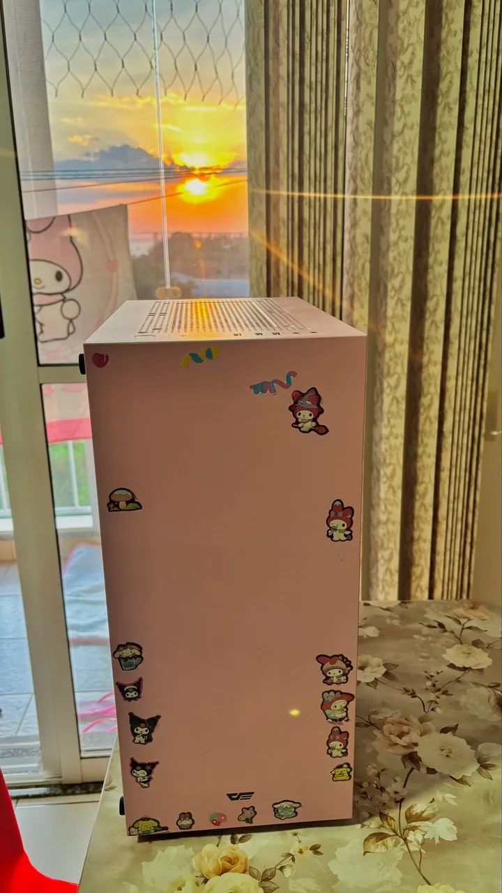 Gabinete rosa Mid tower - Foto 2