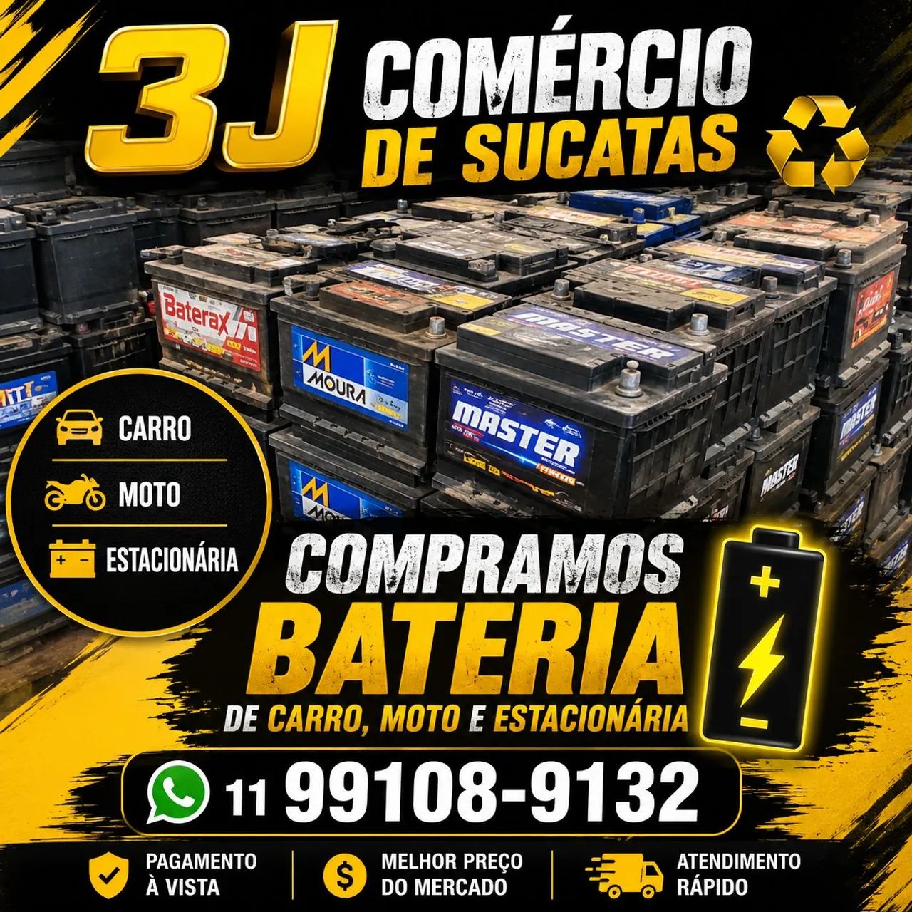 Sucata de Bateria ( Compramos