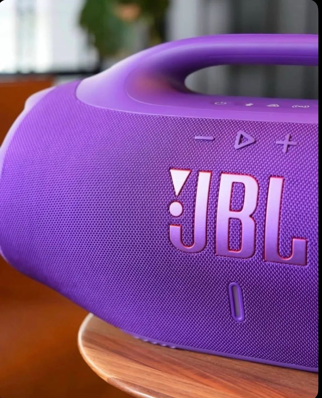 JBL Boombox 4 LACRADA Preta e Roxa - Foto 3