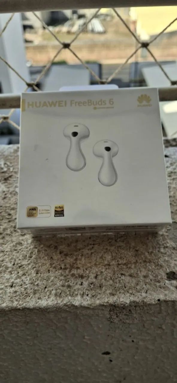 Fone Bluetooth Huawei Freebuds 6 Branco Novo Lacrado - Foto 4