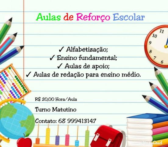 Aulas de Reforço