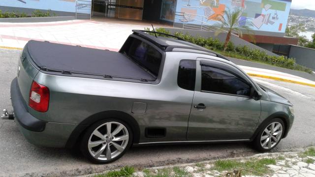 Saveiro G5 legalizada gnv e suspensão toda profissional 13mm