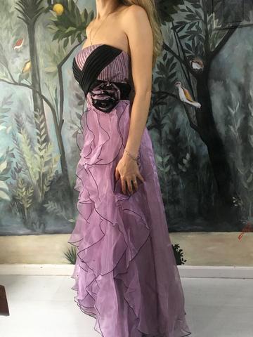 Vestido festa lilás - Foto 4