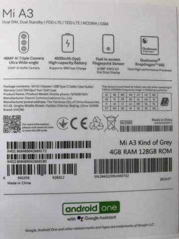 Xiaomi Mi A3 Global 128gb - Pronta Entrega - Lacrado - Aceito Cartão com + - Foto 4