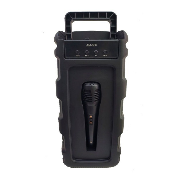 Caixa De Som Bluetooth C/ Microfone Usb Fm Aux Radio 10w - Foto 2