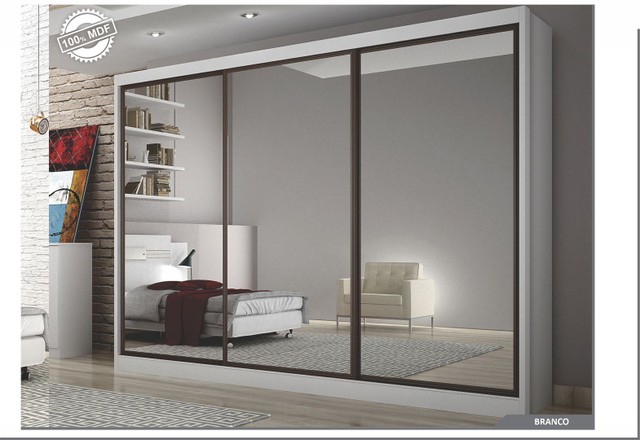 Quarto roupeiro casal 100% MDF