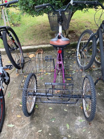Bicicleta triciclo - grená * - Foto 2