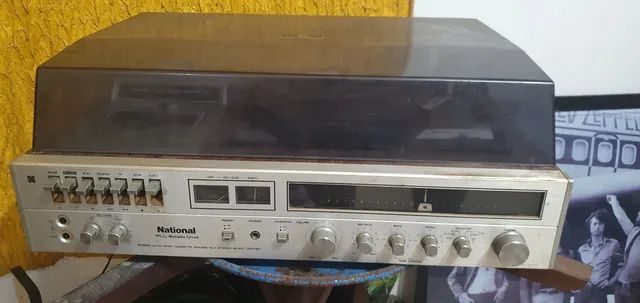 Rádio toca discos 3 em 1 National