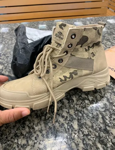 Bota Caterpillar Impermeável Camuflada Numeração 37 a 43, Bota Masculina  Caterpillar Nunca Usado 61356050