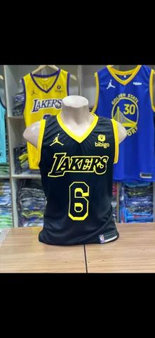 3 Camisas de Basquete Lakers - Foto 4