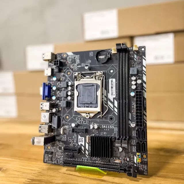 Placa Mãe H61M 1155 DDR3 Intel i3/i5/i7 - 2/3º Geração