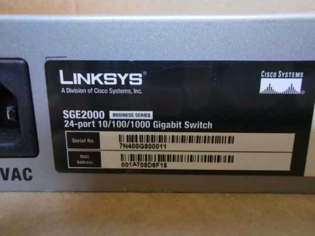 Switch Cisco Linksys Sge2000 24Portas Gigabit Top Revisado  - Foto 2