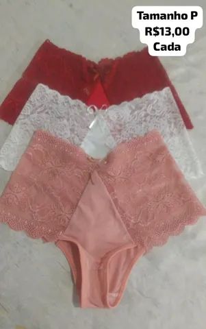 Calcinha tamanho P detalhes em renda qualidade e conforto 