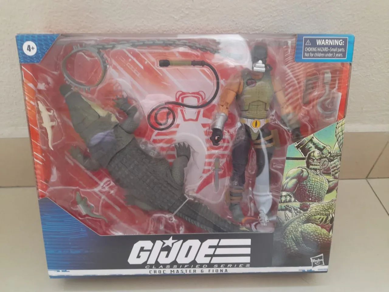 Croc master e fiona gijoe classified lacrado e novo hasbro - Foto 5
