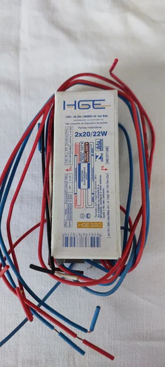 REATOR ELETRÔNICO BIVOLT