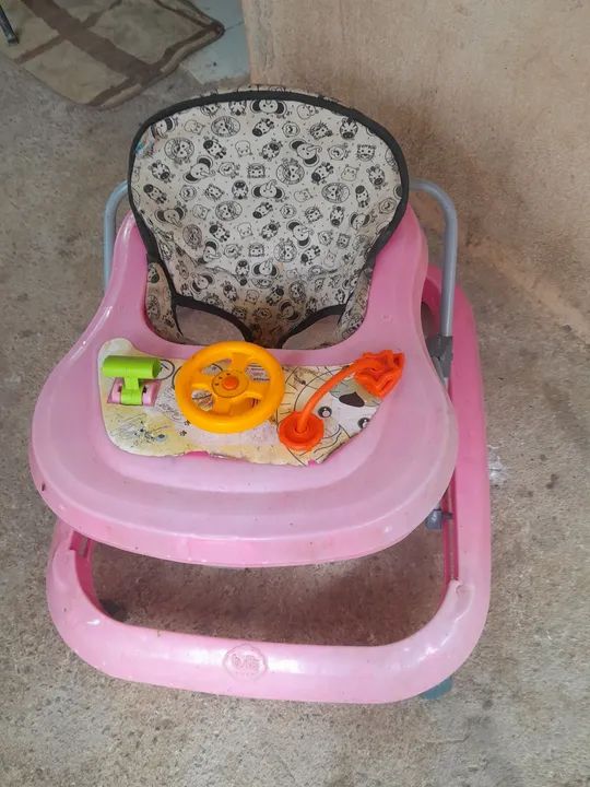Andador Bebê - Rosa