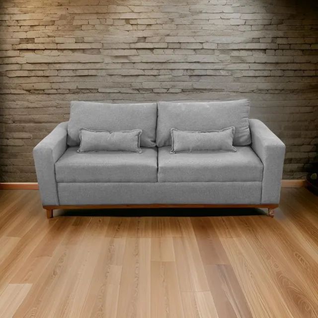 Sofá Retrô - Base de Madeira - Foto 4