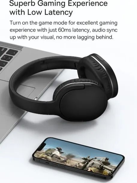 Headphone Baseus D02 Pro BT 5.3 Drivers 40mm - Foto 5