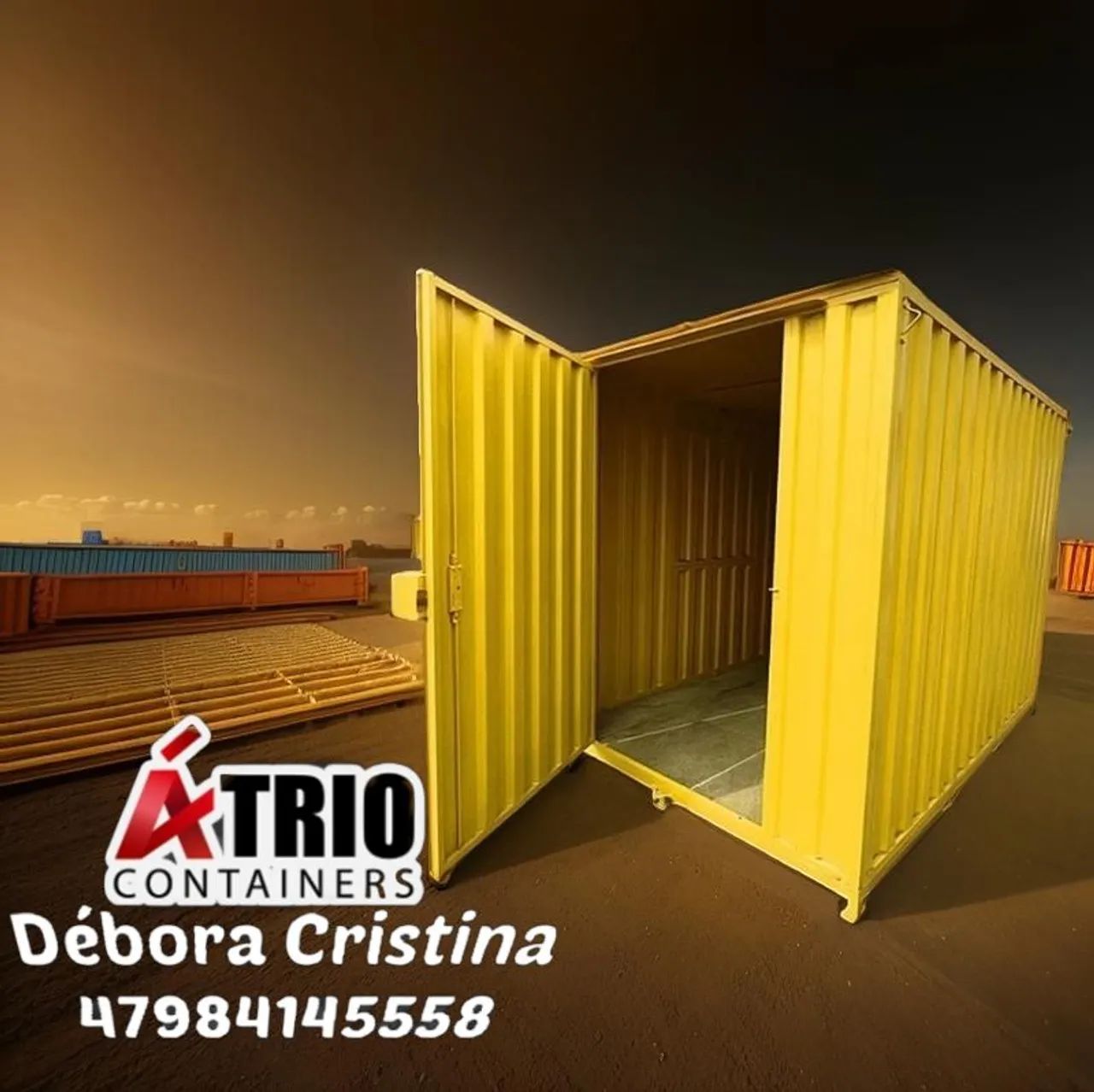 Container guarda tudo desmontável obra - Foto 2