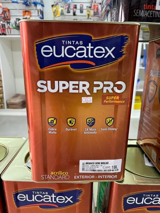 TINTA ACRÍLICA SEMI-BRILHO EUCATEX 18L