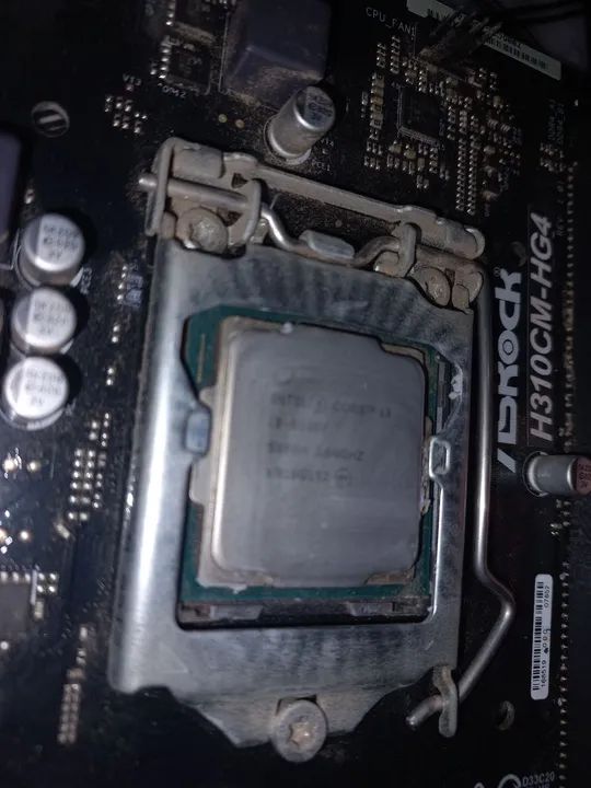 Kit Placa-mãe + Processador + Memória Ram (ASRock H310CM-HG4 + I3 9100f sem cooler + 8gb) - Foto 3