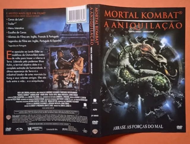 Dvd Mortal Kombat - A Aniquilação  - Foto 2
