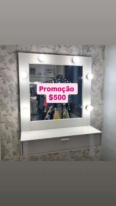 Espelho de Maquiagem com Iluminação - PROMOÇÃO! - Foto 2