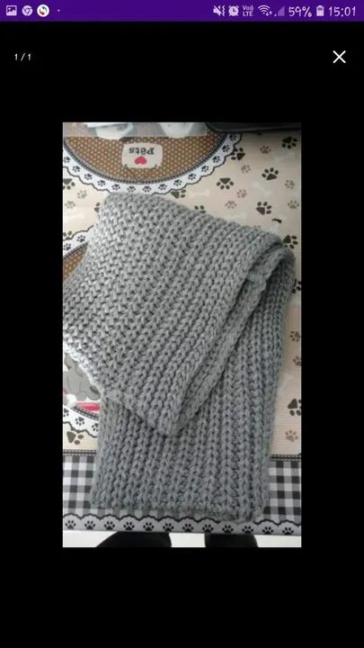 Cachecol, modelo único 