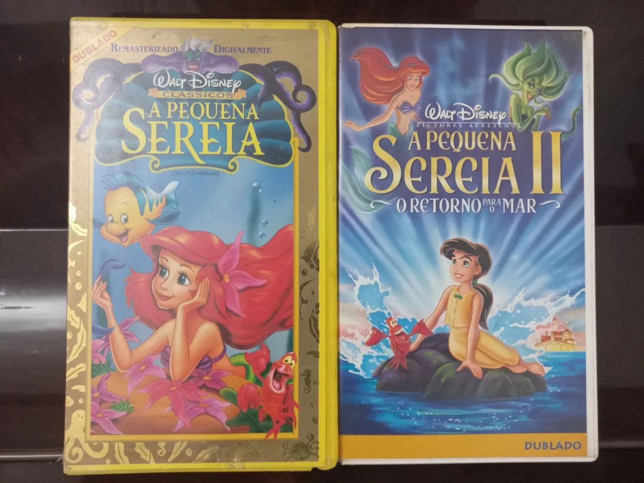 2 fitas vhs Disney A Pequena Sereia  - Foto 5