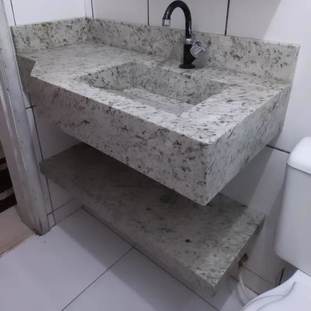 Lavatório em mármore e granito sob medida  - Foto 3