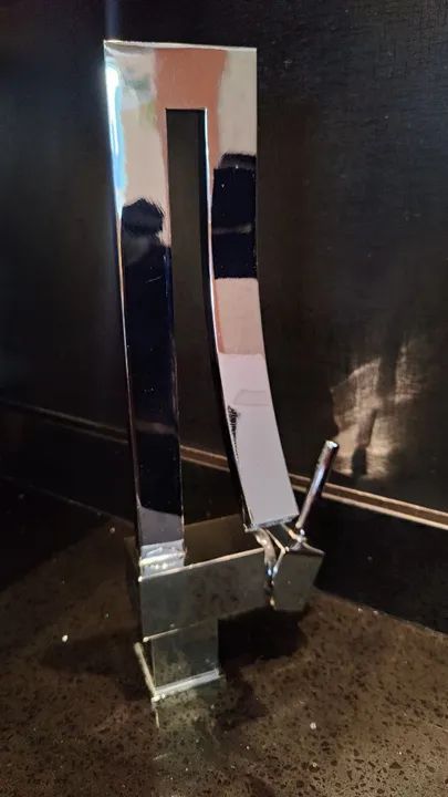 Torneira Banheiro Lavabo Cromada Monocomando - Foto 4