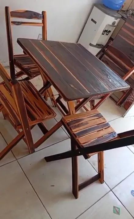 Conjunto de mesas e cadeiras  - Foto 3