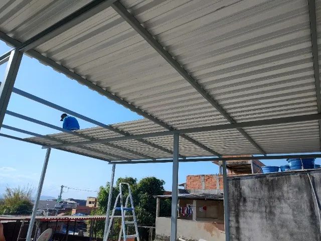 Telhado de terraço aéreo metálico - Foto 3