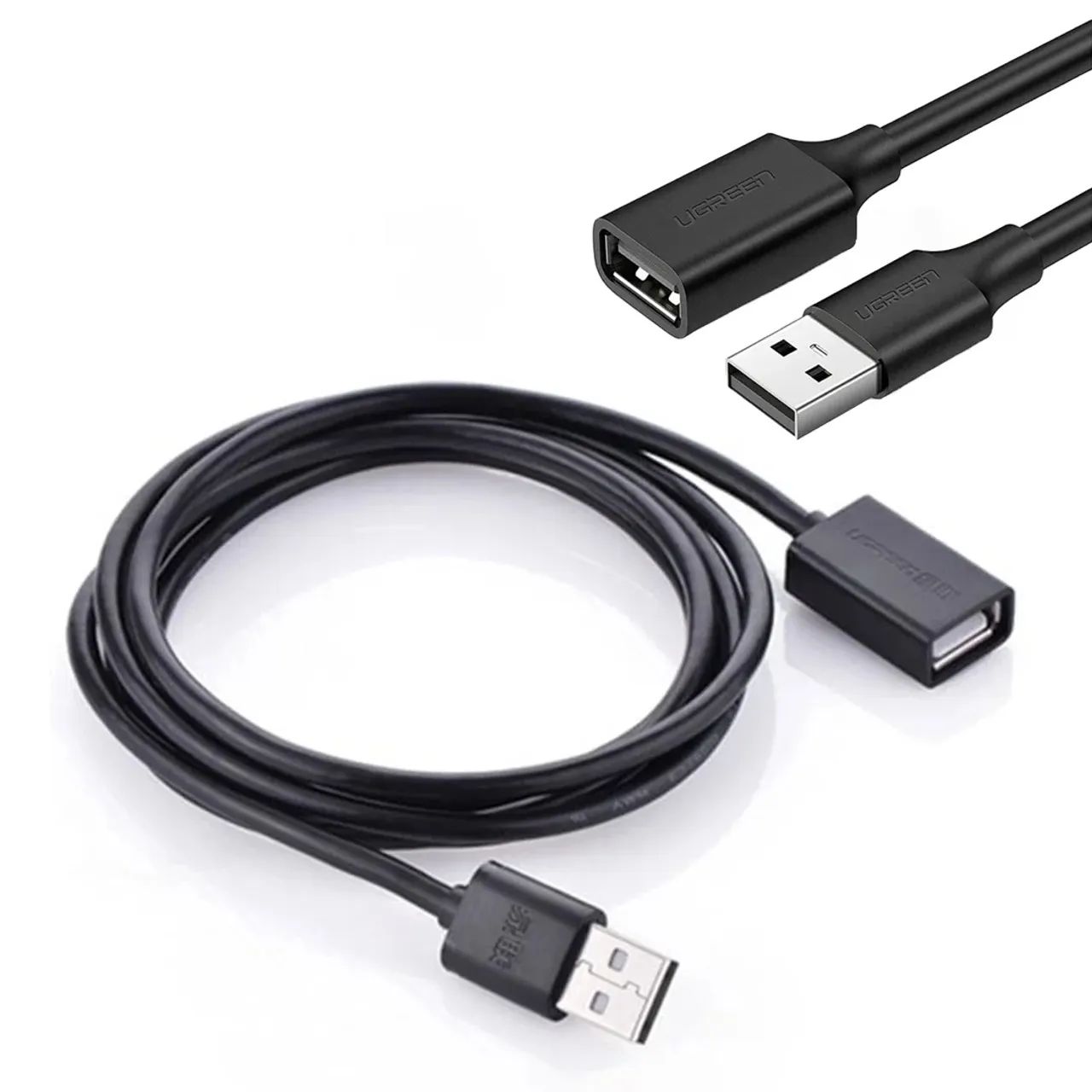 Cabo Extensor Usb 2.0 Tipo USB (Macho) para USB (Fêmea) Com 2M - Ugreen em São Luís ma