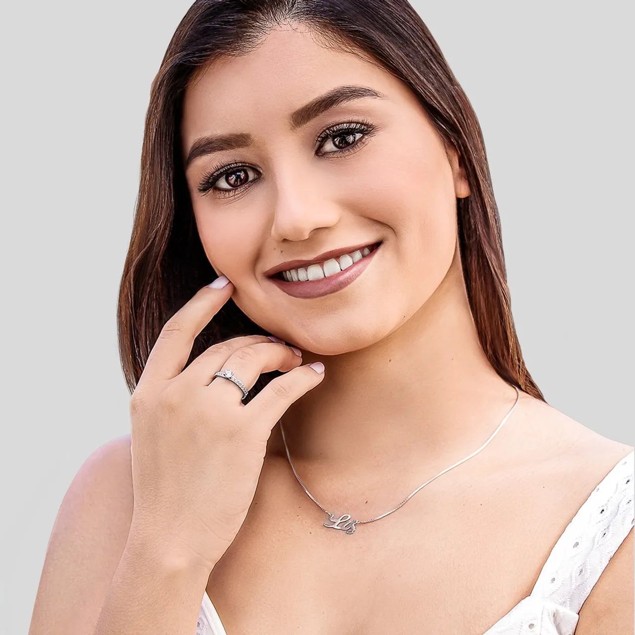 Colar personalizado nome em prata925 - Foto 2