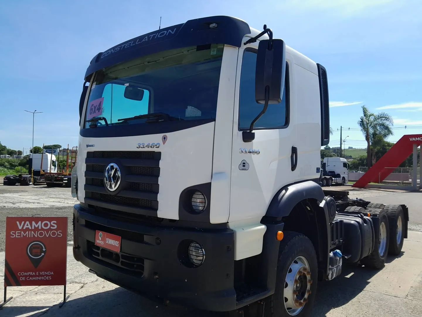 VOLKSWAGEN 33.460 33.460 Constellation 6x4 2p (diesel)(E5) 2021/2022 Vamos Seminovos Chape - Foto 3