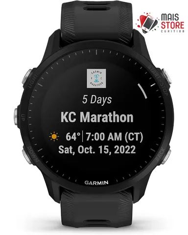 Relógio Garmin Forerunner 955 Solar- Black - 010-02638-00 (Novo/Lacrado) - Foto 2