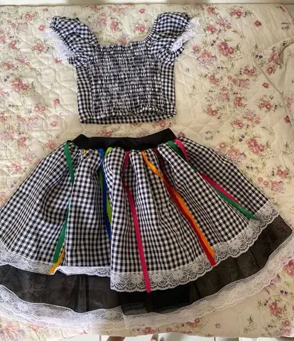conjunto junino (saia+blusa) - Foto 5