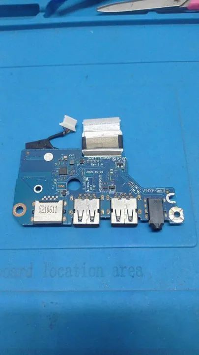 Placa Auxiliar Usb Rede Audio Acer Nitro An515-44 55 57