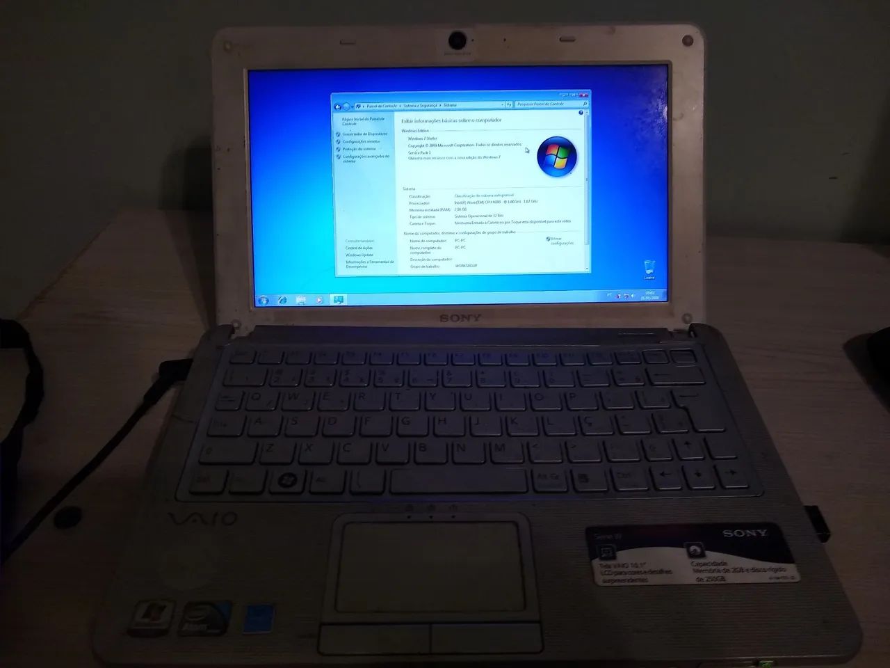 Notebook Sony Vaio Pcg-4V1X 