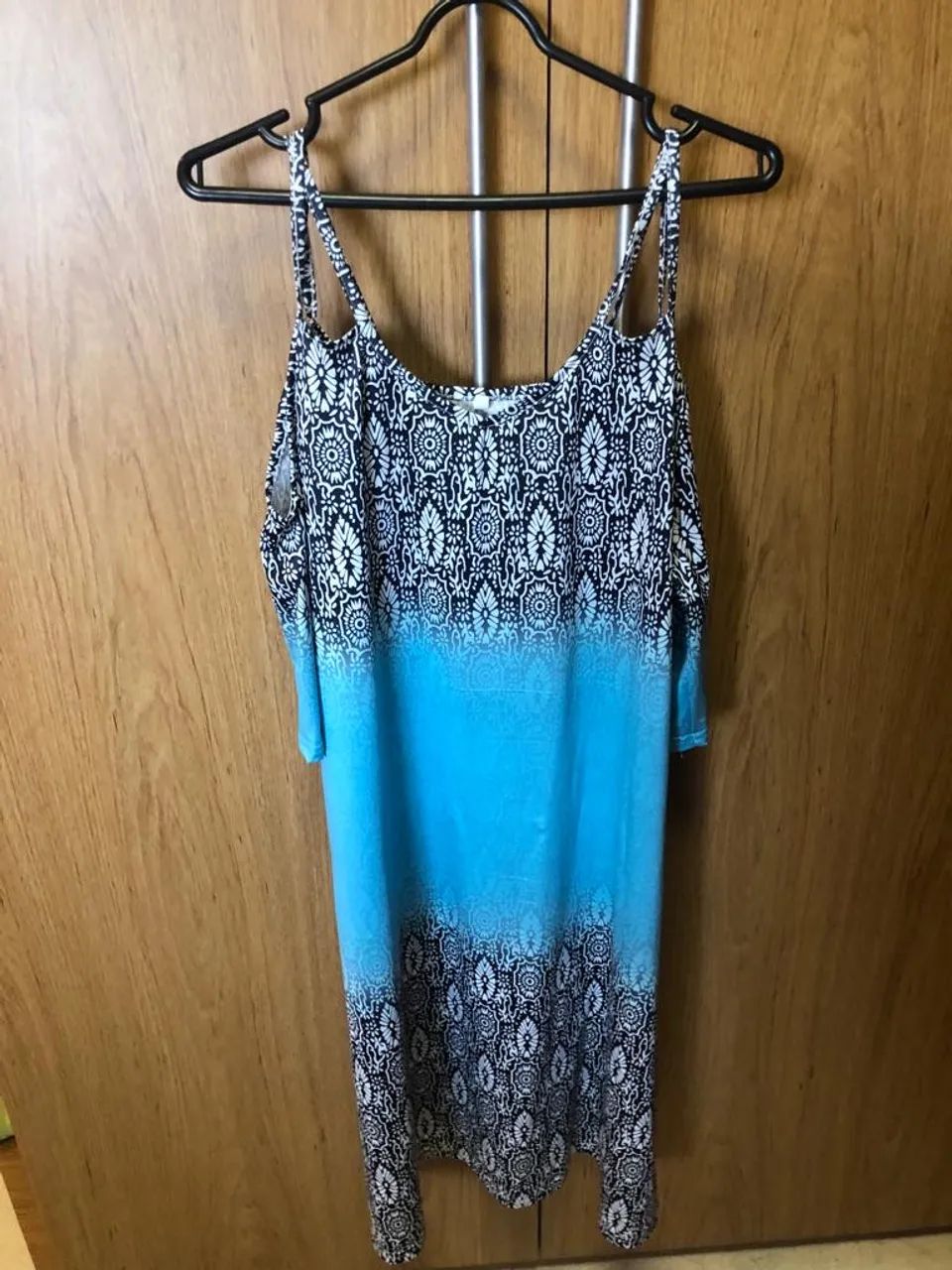 Vestido azul tamanho M - Foto 3