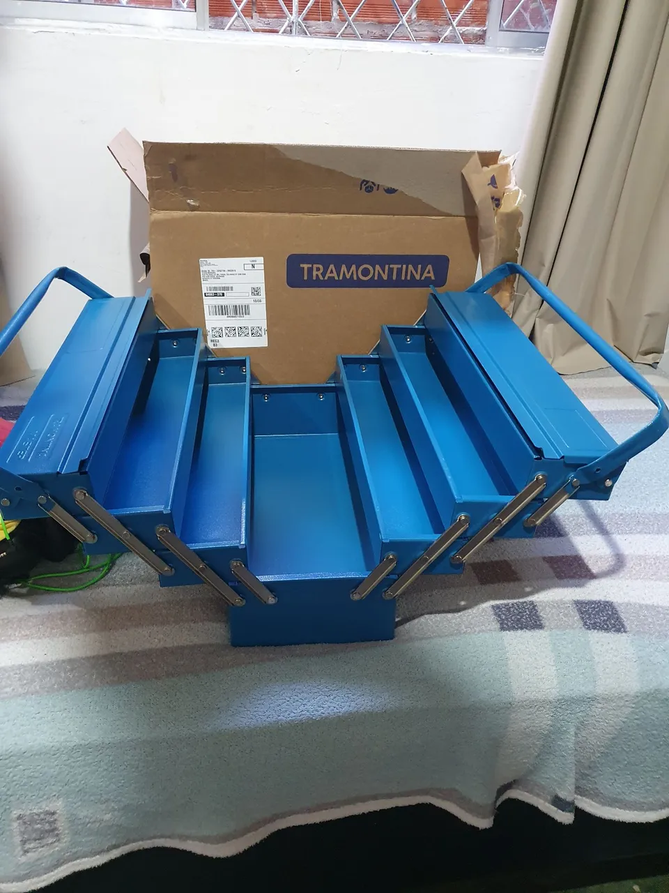 Caixa de ferramentas Tramontina master, com 7 gavetas. Nova original na caixa.