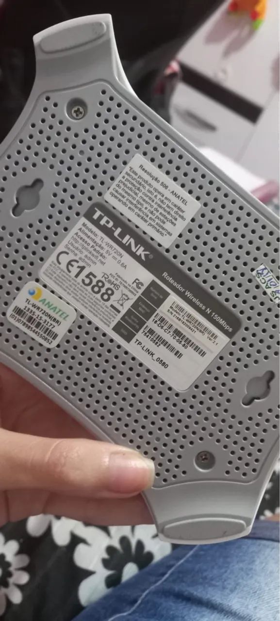 Roteador TP-Link 1 antena - branco - cabo - Foto 4