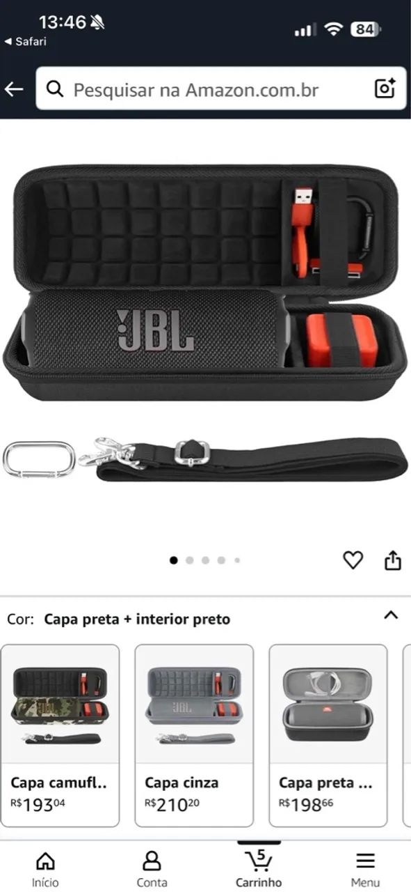 Case de proteção para JBL Flip 6