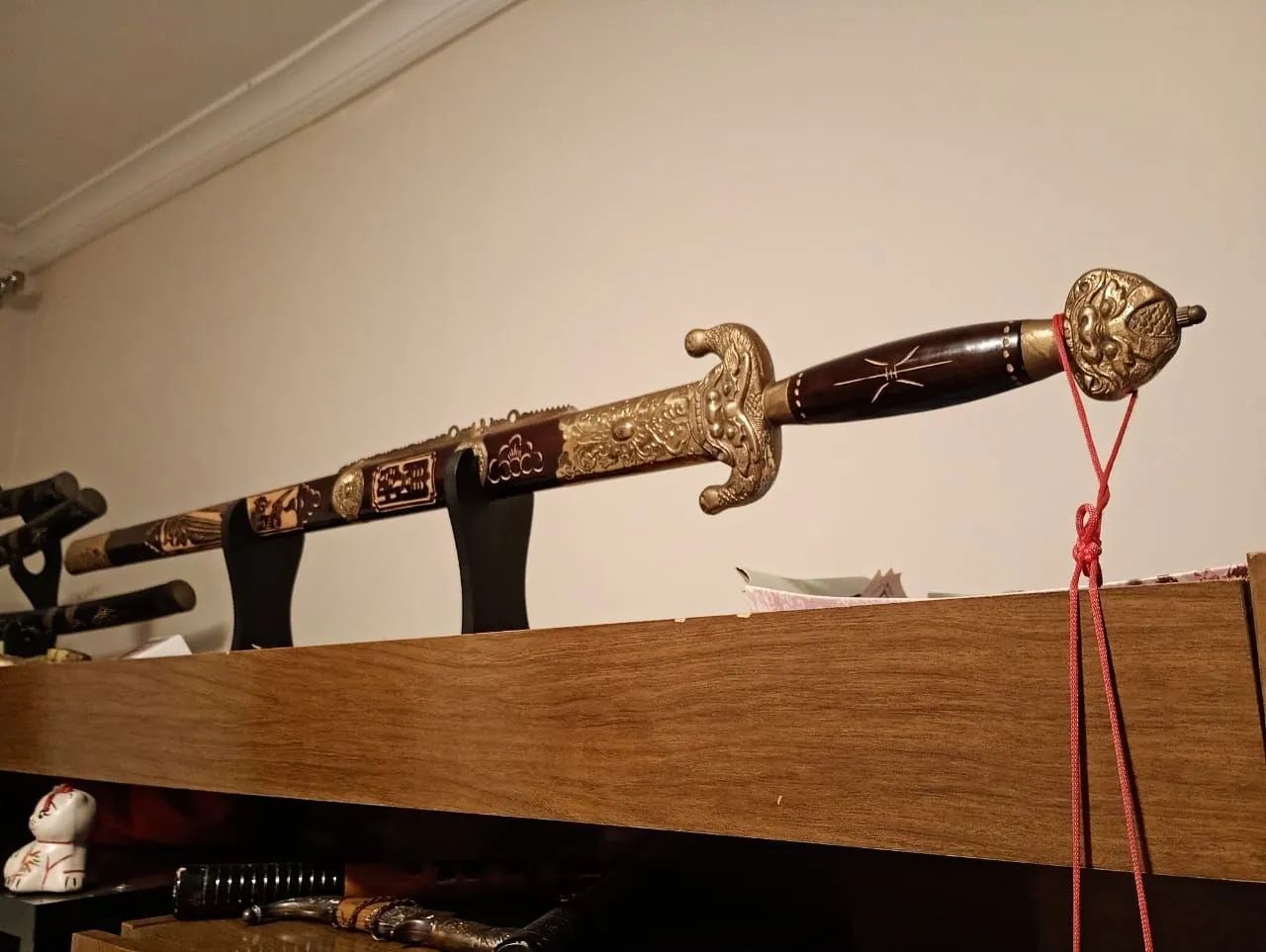 Espada imperial chinesa, decorativa 